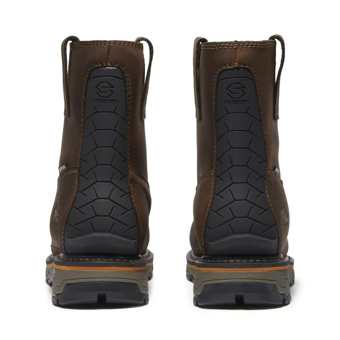 True Grit Composite Toe Waterproof Chelsea Work Boot Dark Brown - Image 5