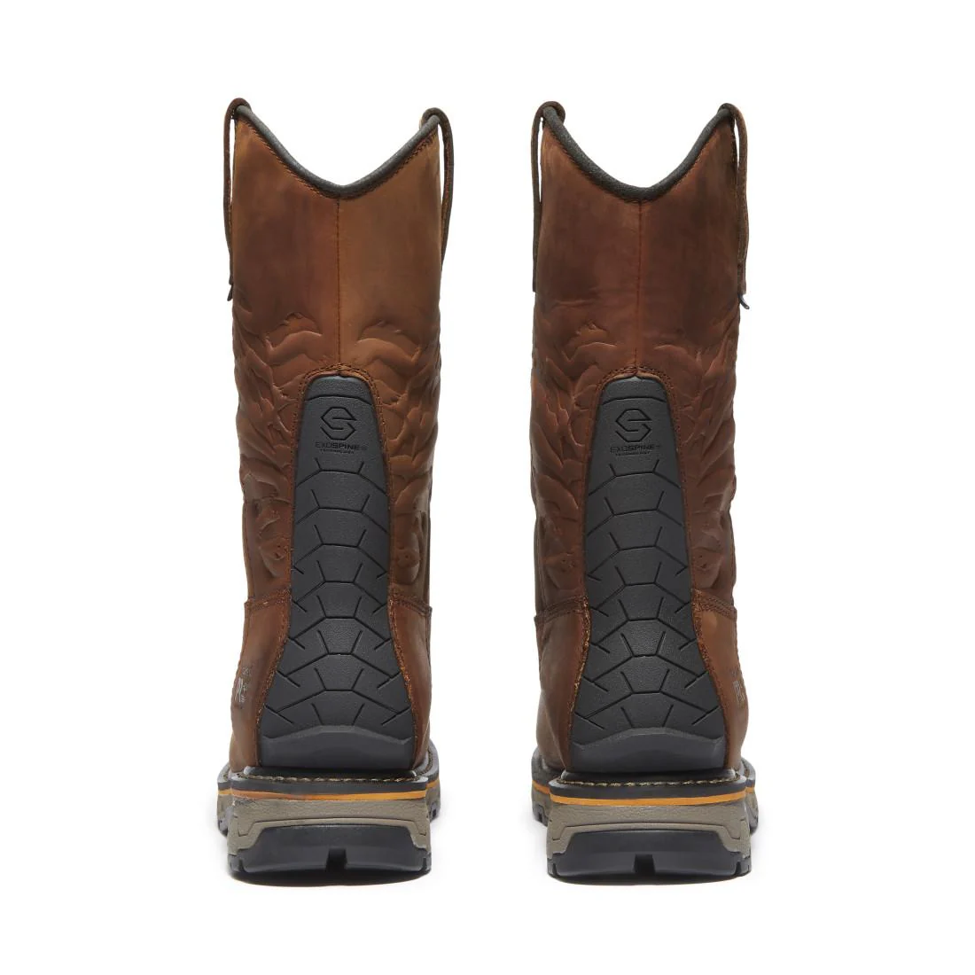 True Grit Composite Toe Waterproof Pull On Work Boots Brown - Image 5