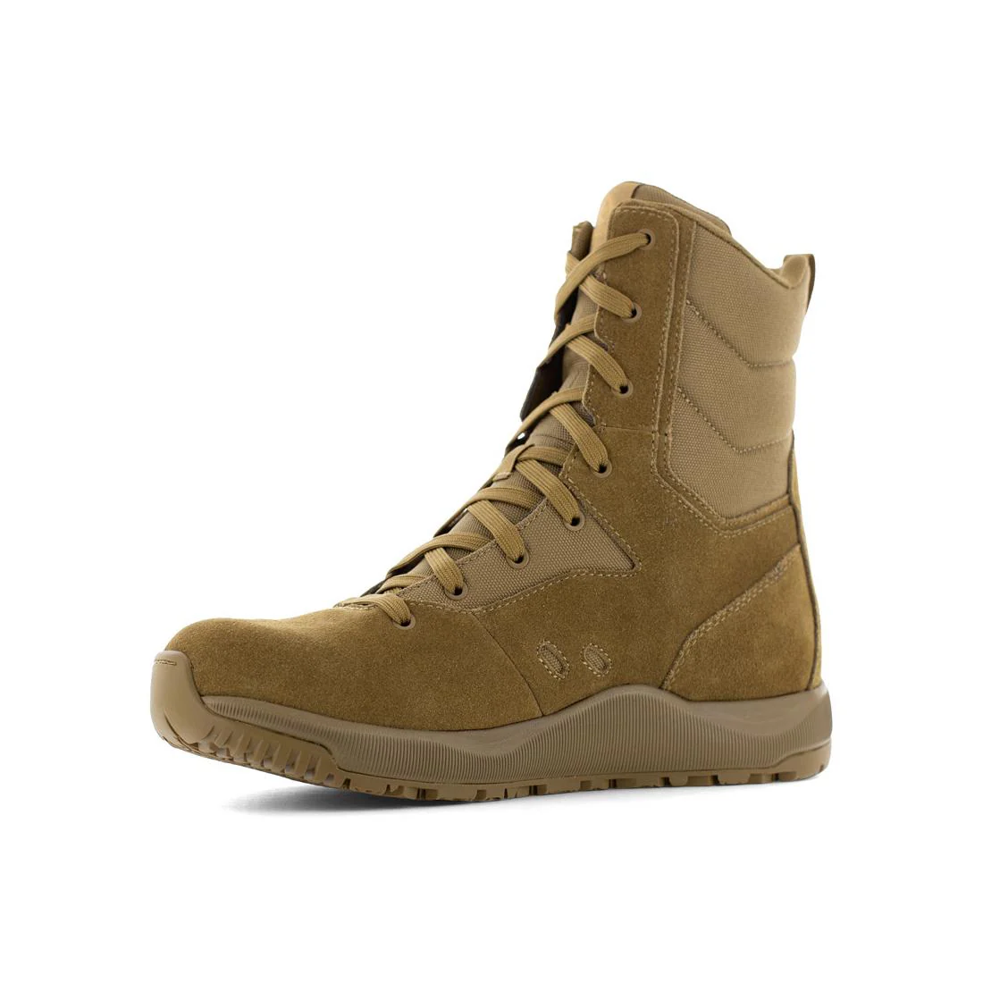 Military 8 Inch Soft-Toe Boot Tan - Image 5