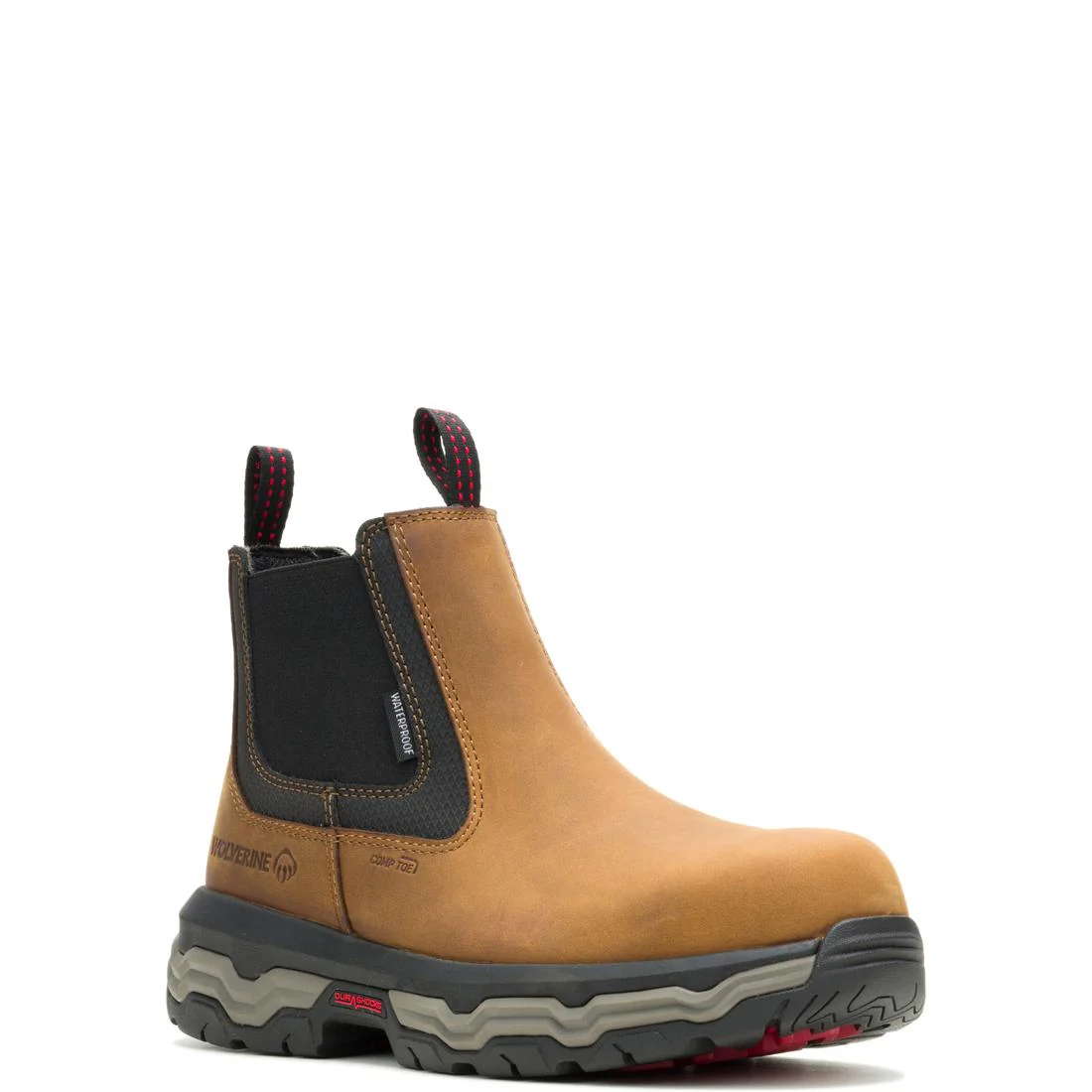 Alpha Infinity WP CarbonMax Chelsea Work Boot Dark Tan - Image 2