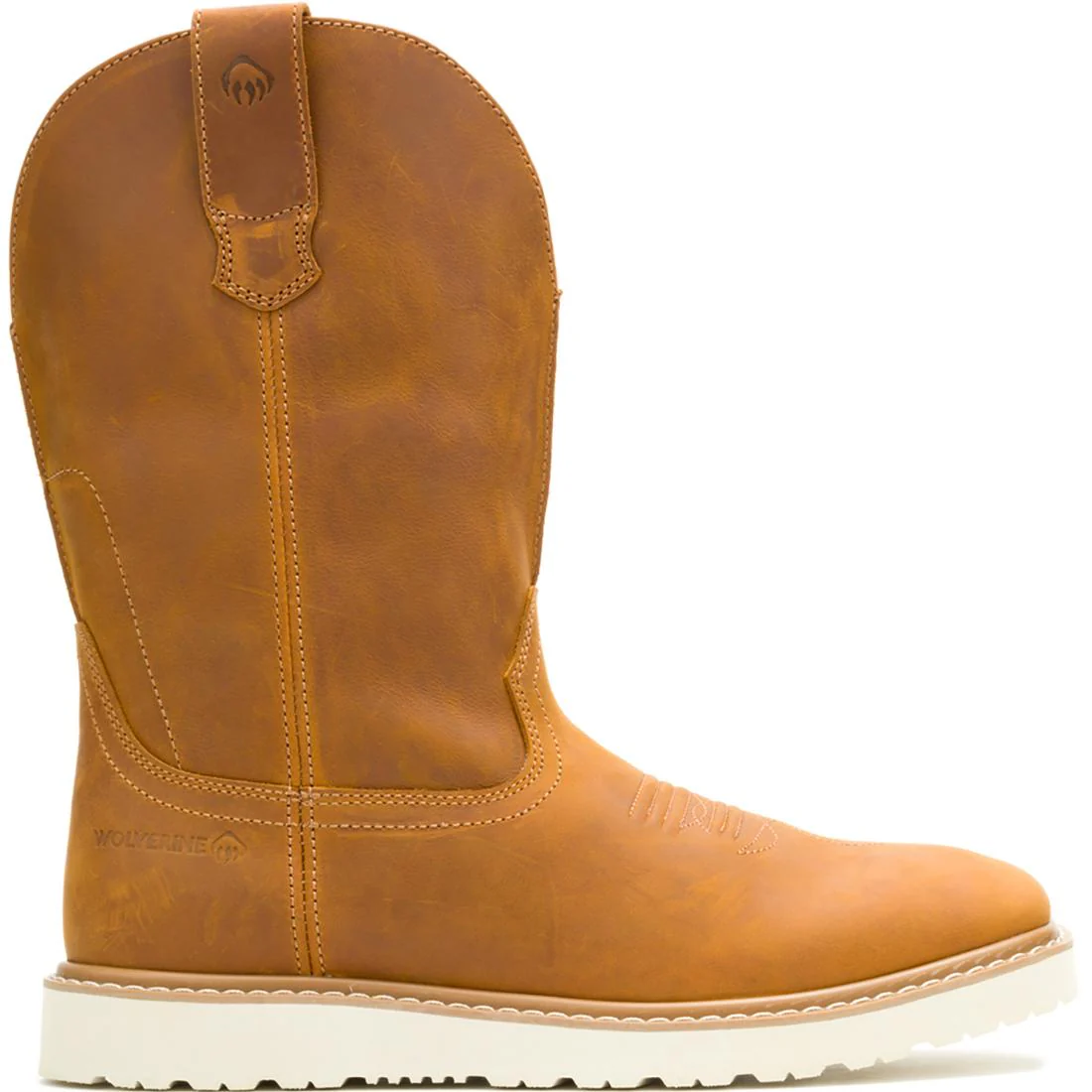Bronc Wedge Soft-Toe Pull On Work Boot Birch