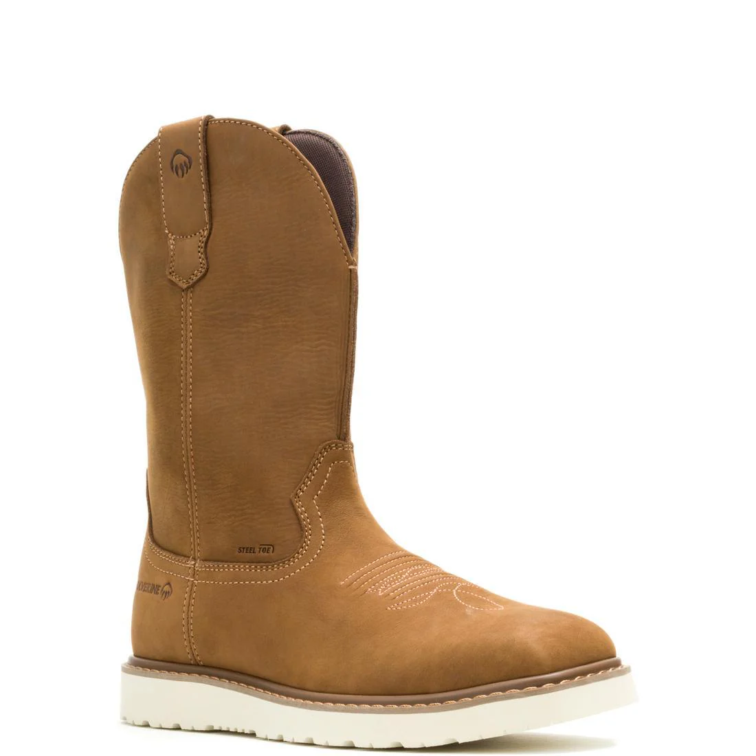Bronc Wedge Steel-Toe Pull On Work Boot Birch - Image 2
