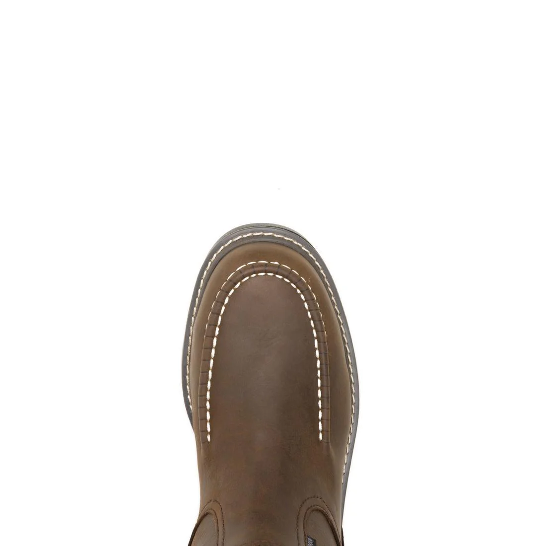 Floorhand Moc-Toe Waterproof Steel-Toe Pull-On Work Boot Coffee - Image 4