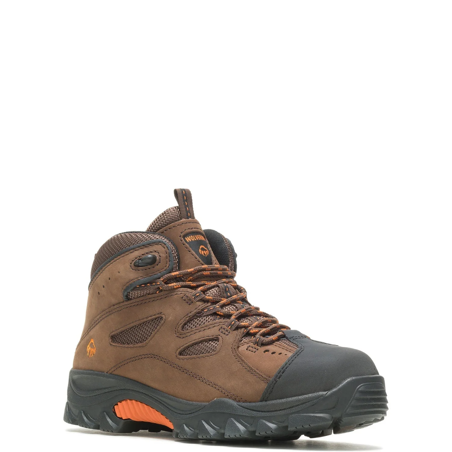 Hudson EH Steel-Toe Work Boot Dark Brown - Image 2