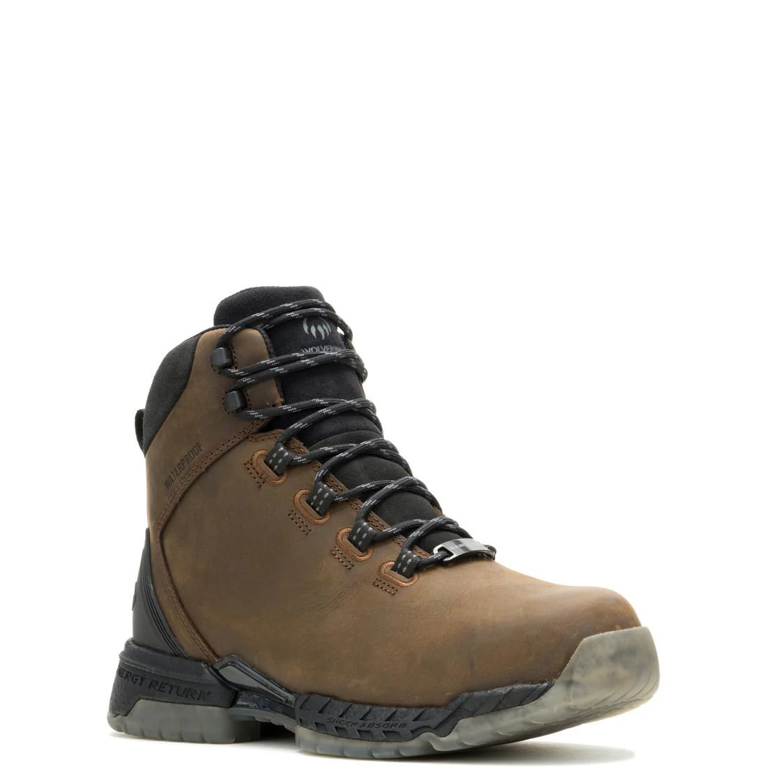 I-90 Rush Max Waterproof CarbonMax Work Boot Dark Coffee - Image 2