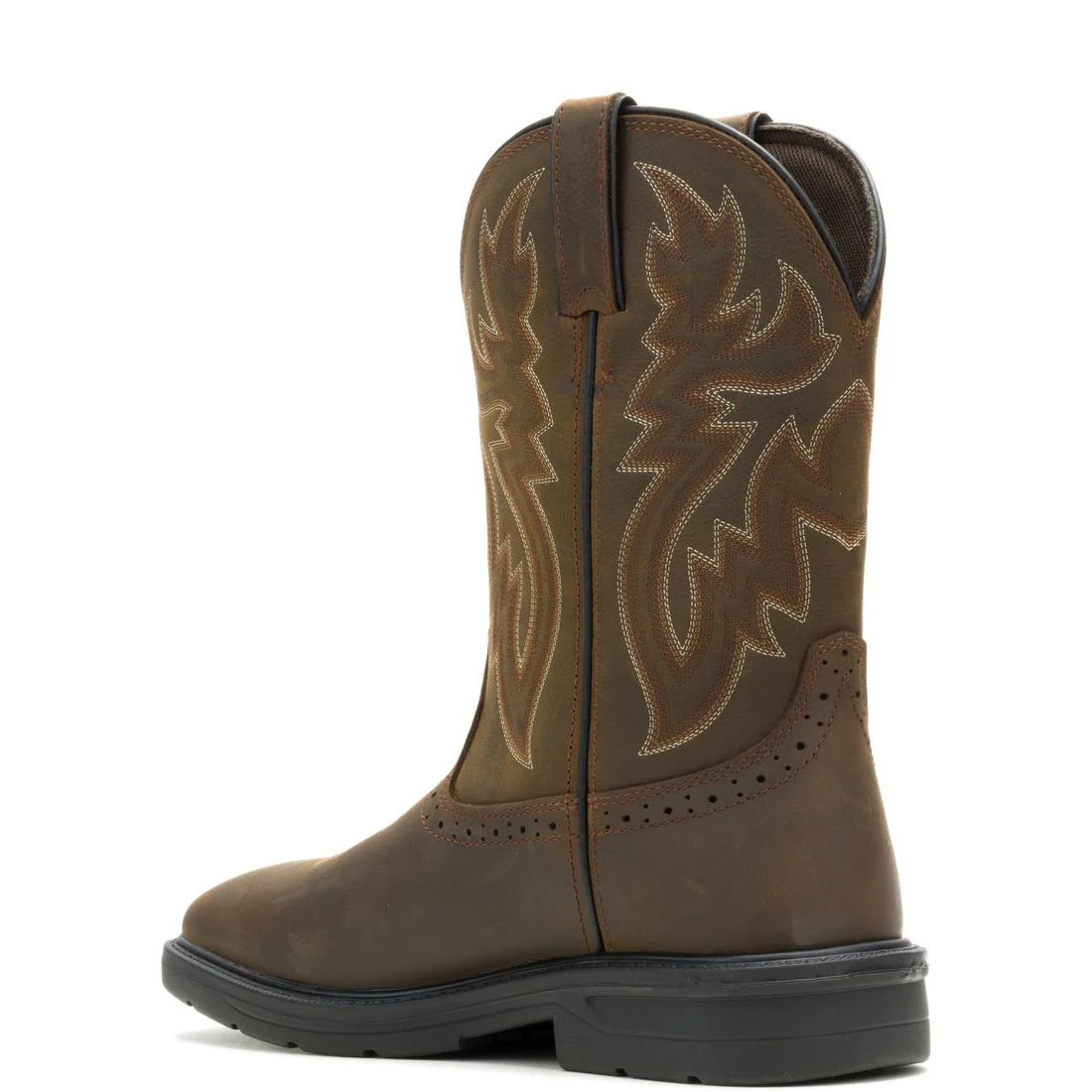 Rancher Level WP Soft-Toe Pull-On Work Boot Dark Coffee - Image 5