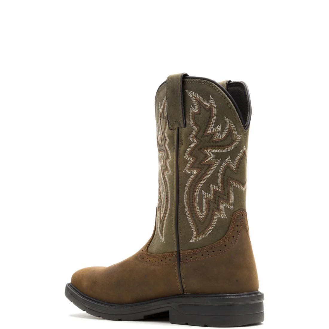 Rancher Level WP Steel-Toe Pull-On Wellington Work Boot Charcoal Grey - Image 5
