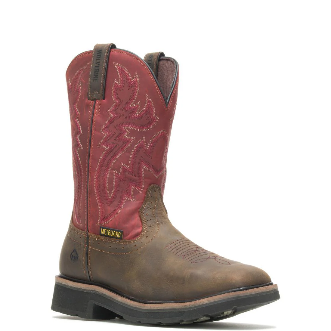 Rancher Met Guard Waterproof Steel-Toe Pull-On Wellington Work Boot - Image 2