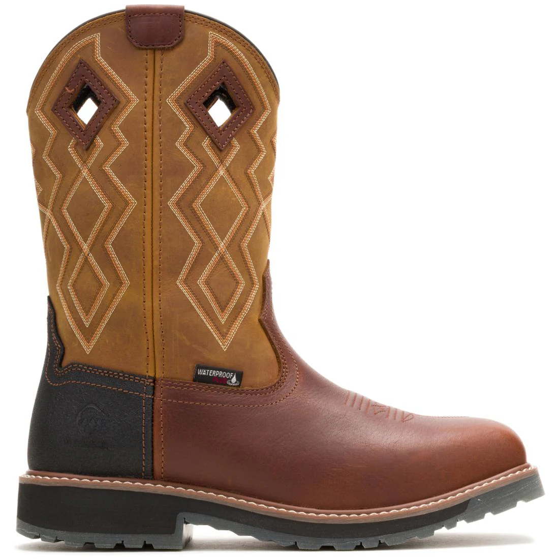 Rancher Pro Hyprest WP Nano-Toe Pull-On Wellington Work Boot Cashew