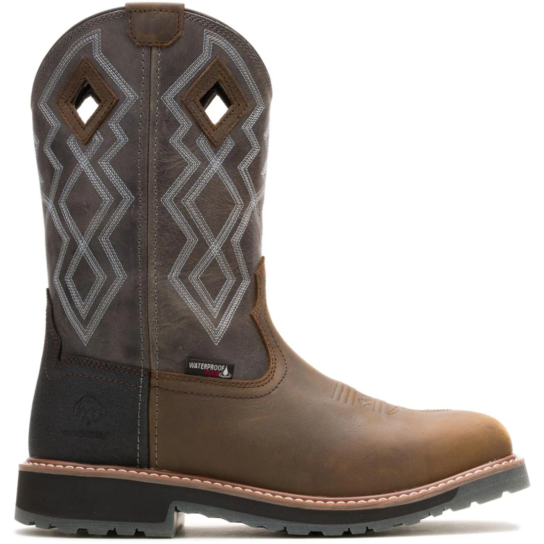 Rancher Pro Hyprest WP Nano-Toe Pull-On Wellington Work Boot Titanium