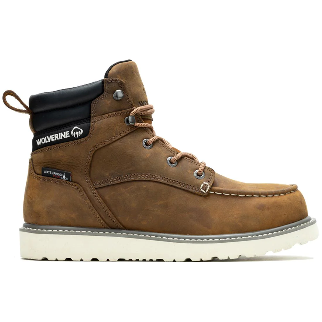 Trade Wedge Moc-Toe 6" Steel-Toe Work Boot Sudan Brown