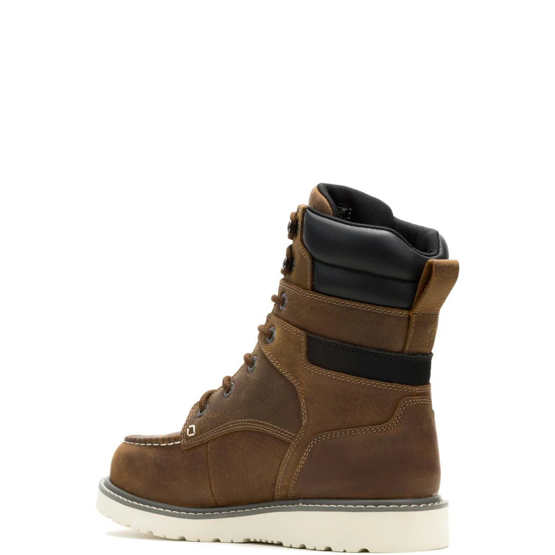 Trade Wedge Moc-Toe 8" Steel-Toe Waterpoof Work Boot Sudan Brown - Image 5