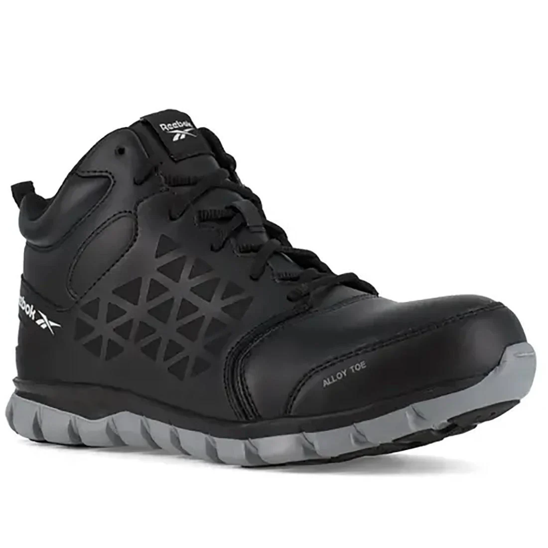Women's Sublite Cushion Alloy-Toe Mid Cut Athletic Work Boot Black - Image 3