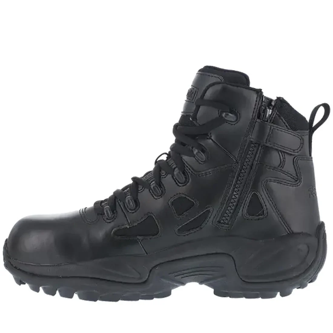 Women's Rapid Response Rb 6 Inch Composite-Toe Tactical Work Boot Black - Image 3
