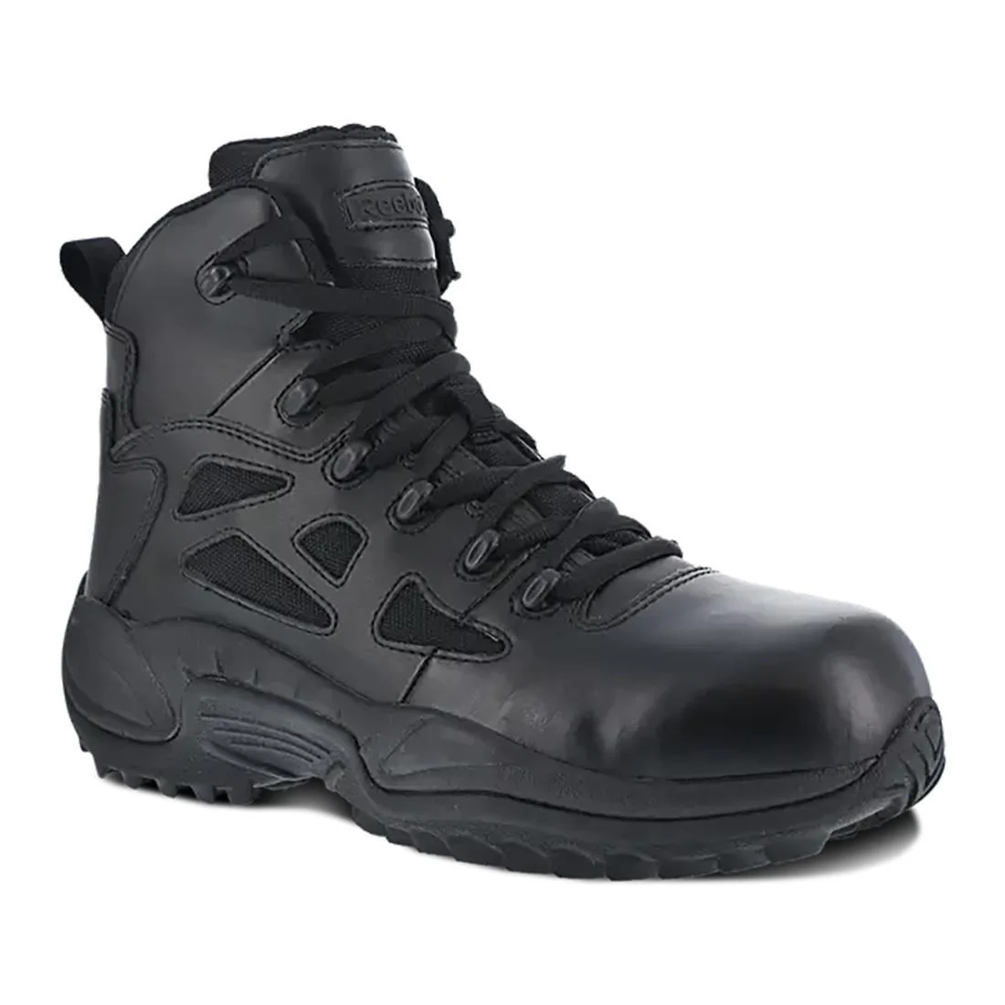 Women's Rapid Response Rb 6 Inch Composite-Toe Tactical Work Boot Black - Image 4