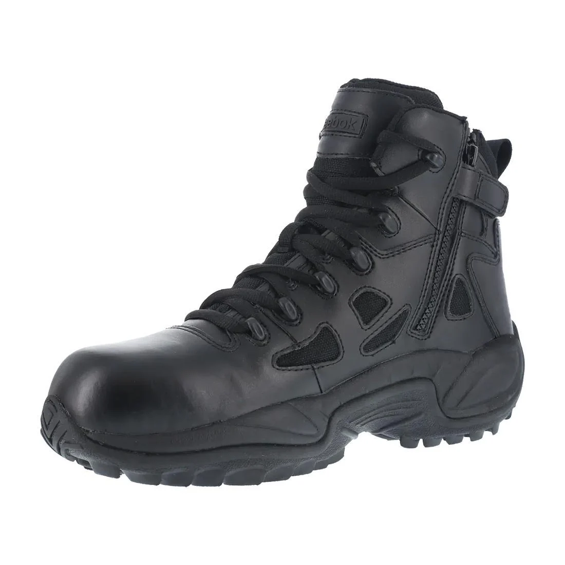 Women's Rapid Response Rb 6 Inch Composite-Toe Tactical Work Boot Black - Image 5