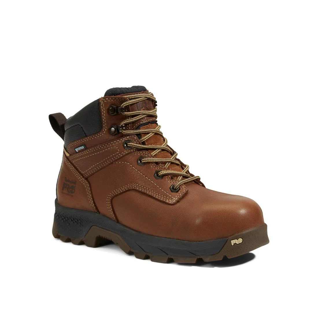 Women's Titan EV 6 Inch Composite-Toe Waterproof Work Boot Brown - Image 2